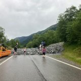 Laves torrentielles en aval de La Fouly, au niveau du hameau de La Seiloz.
